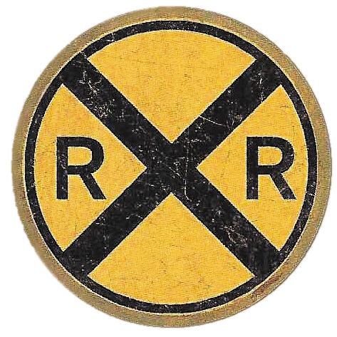 Round Crossing Sign