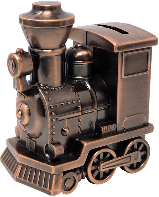 B024B-BRONZE TRAIN BANK-03/7631