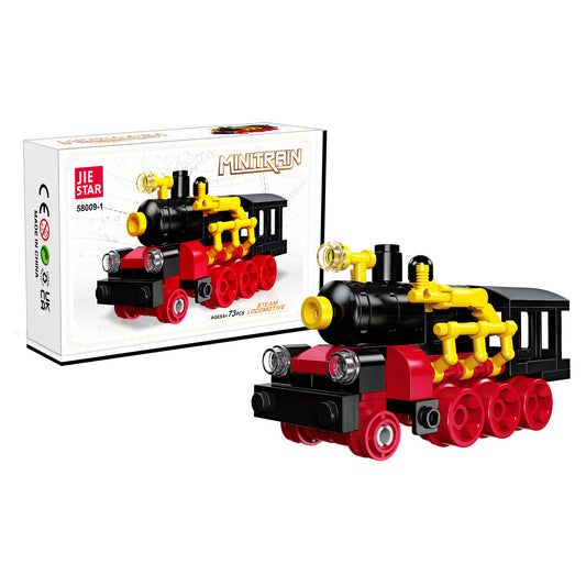 MiniTrain 73pc Steam Locomotive