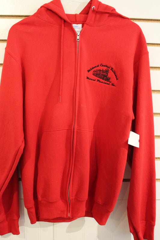 MCRR Zip Hoodie - 2XL - Red