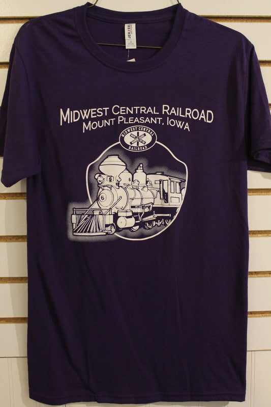 MCRR SHIELD T-SHIRT-YL-Purple : Youth L