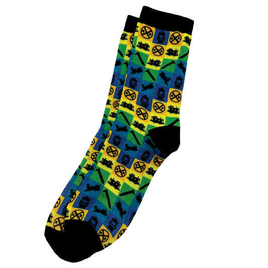 Checkered Rail Socks