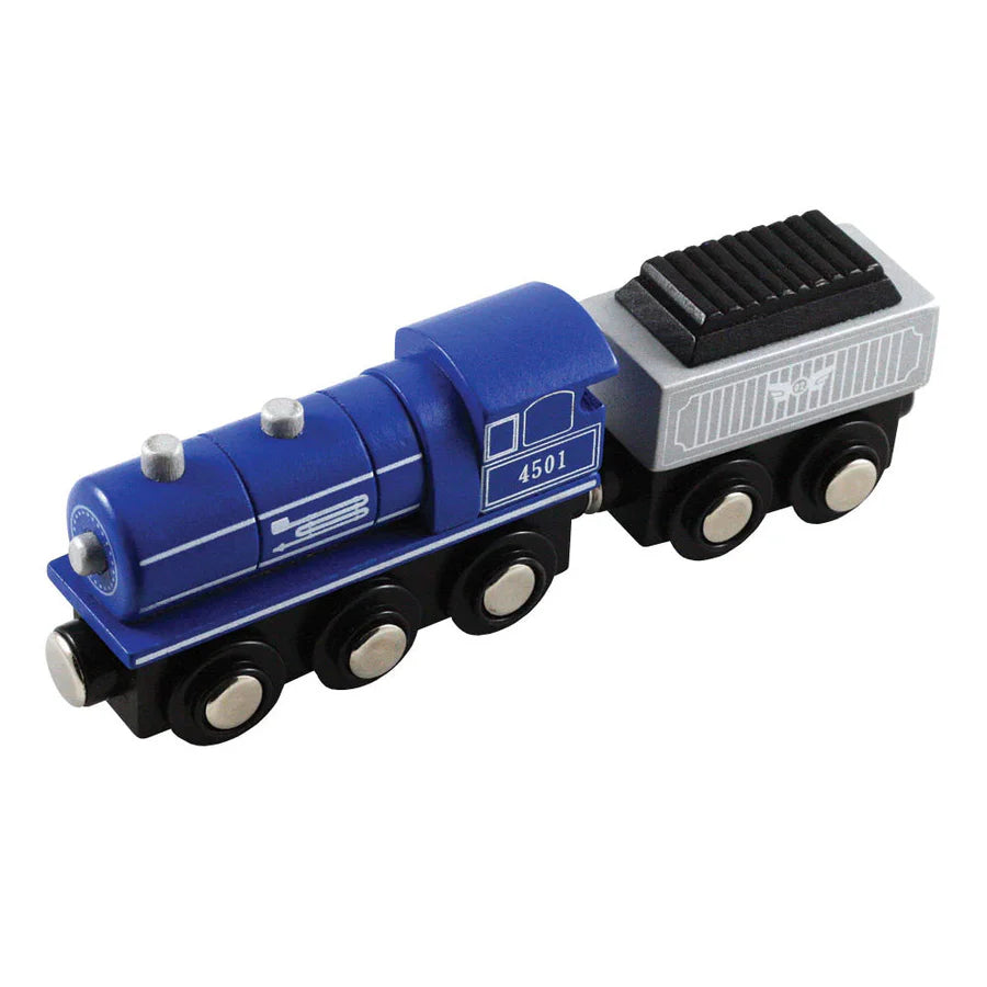 Lil Chugs Steam Locomotive and Coal Tender Blue