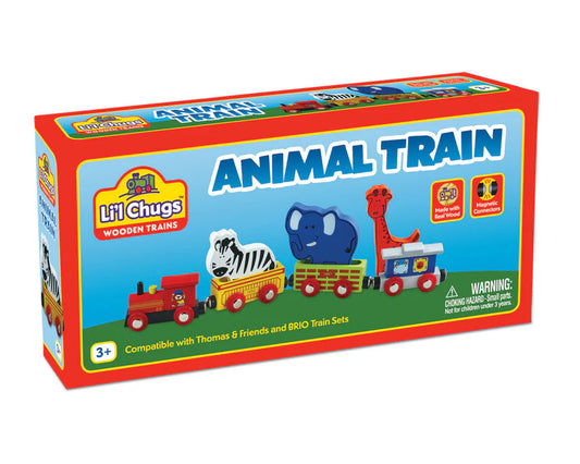 T006A ANIMAL TRAIN WOODEN-WT-WTAT