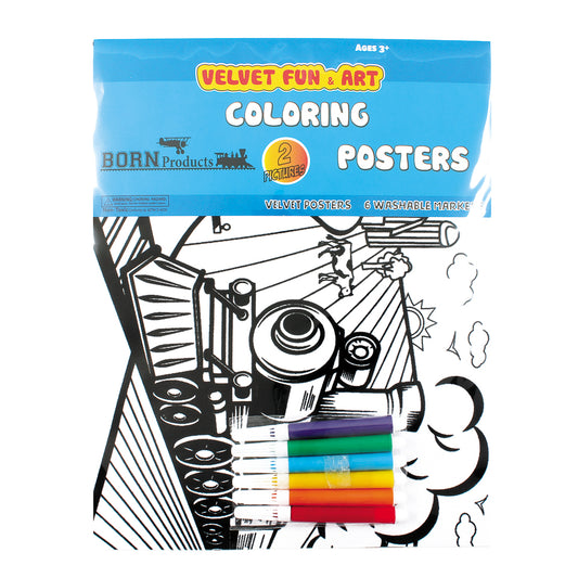 Velvet Coloring Set