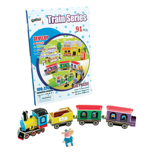 3D Train Puzzle